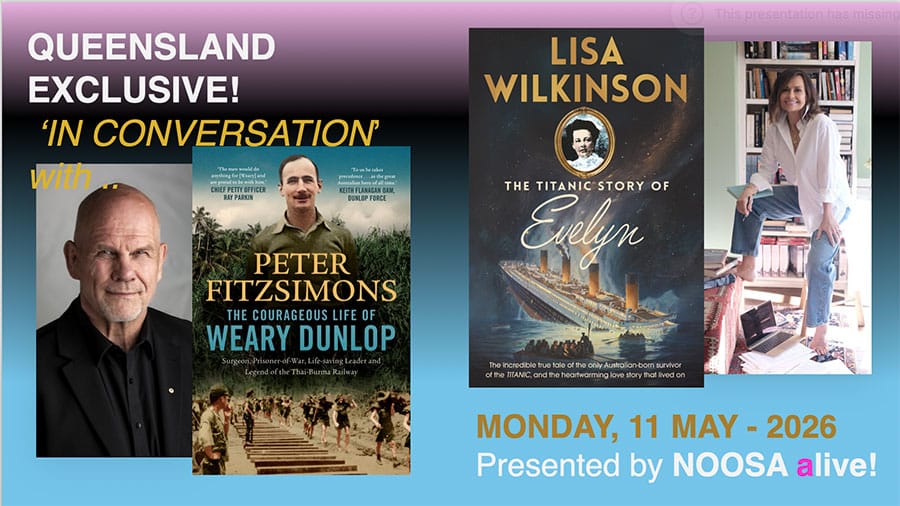 IN CONVERSATION with  LISA WILKINSON and PETER FITZSIMONS